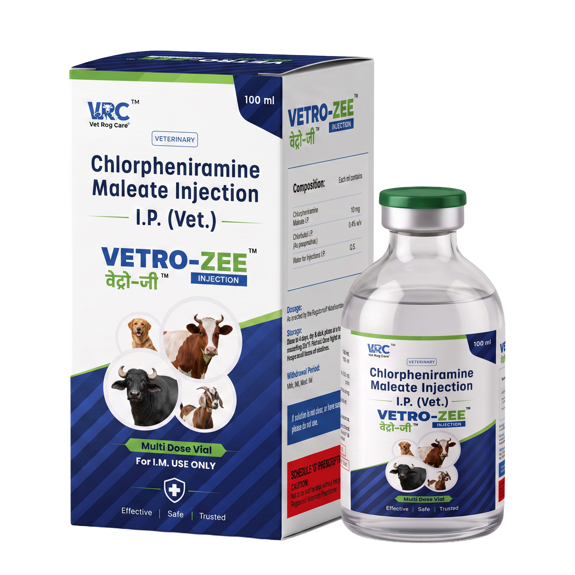 VETRO-ZEE Chlorpheniramine Maleate Injection